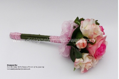 Simple Bridesmaid Rose Wand: